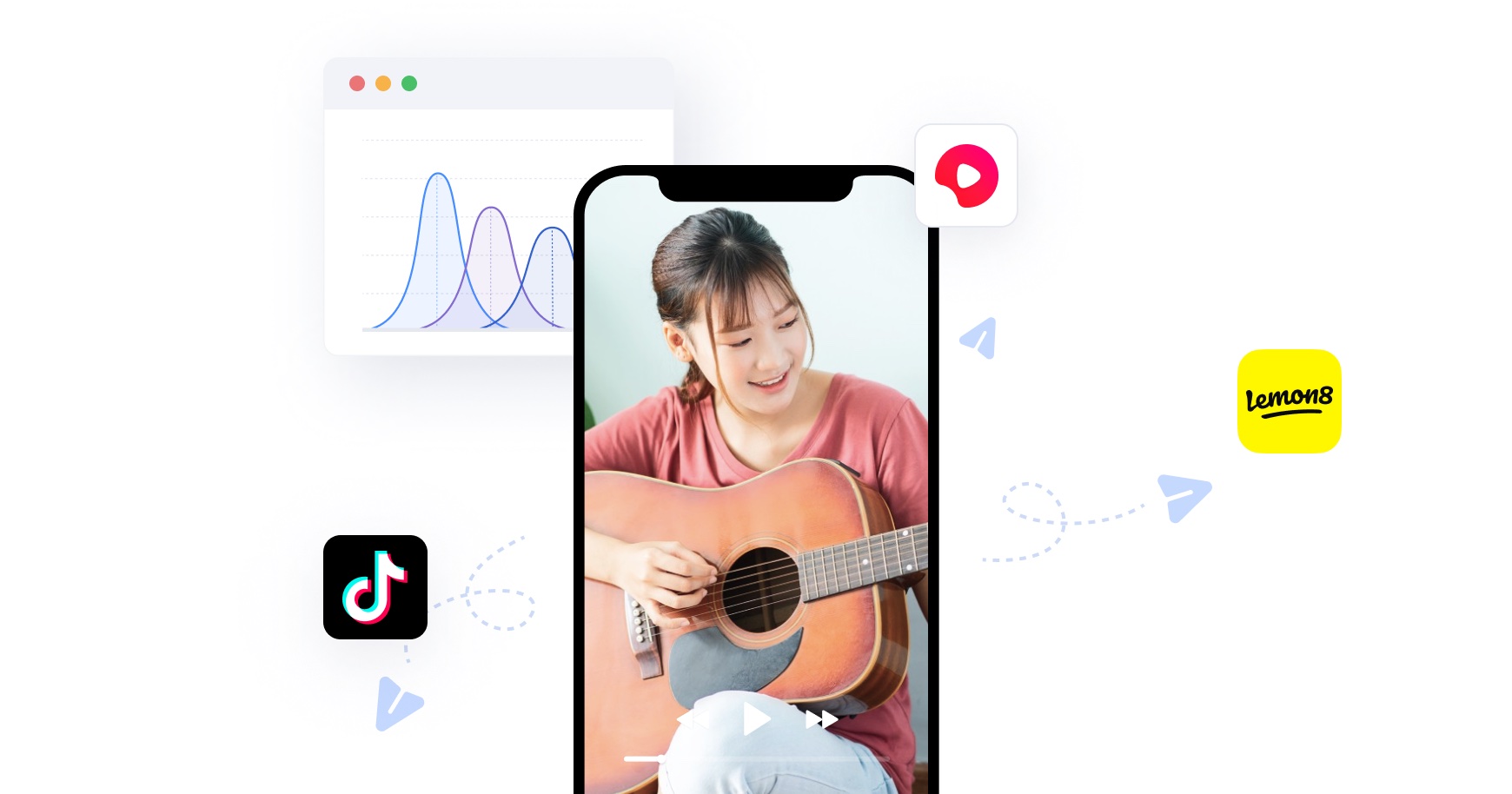 BytePlus 社交娱乐内容场景示意